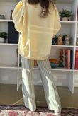 Nova Soft Tech Puff Sleeve Sweatshirt Soft Lemonade /10 Pre order 10 days 